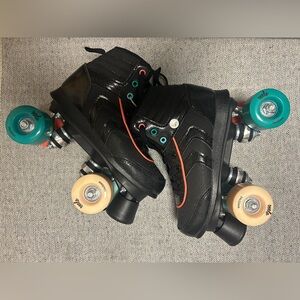 Black and Red Roller Skates NWOT